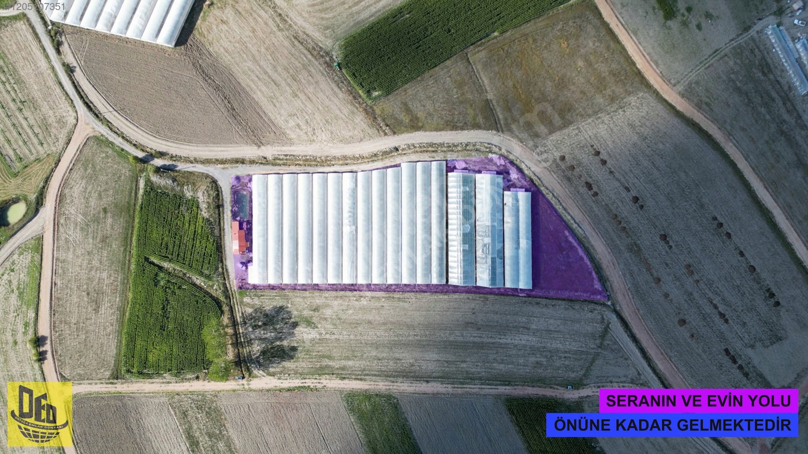 YUNUSPINARI MAH. SATILIK MÜSTAKİL EV VE 7250m2 SERA İŞLETMESİ - DENİZLİ ÇAMELİ fotoğraf 5